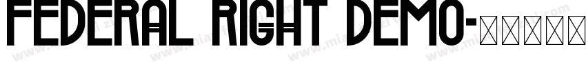 Federal Right Demo字体转换